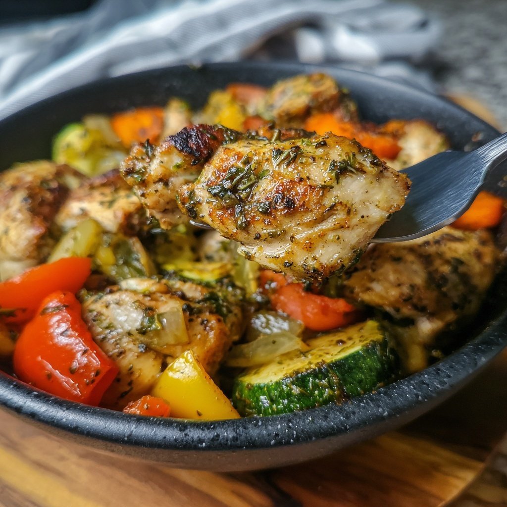 Grilled Lemon Herb Chicken Bowl