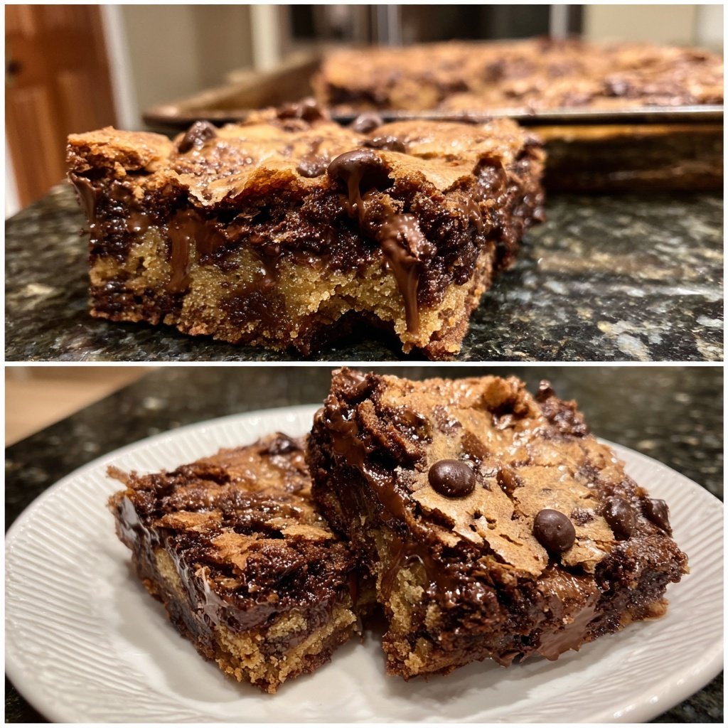 Fudgy Chewy Brookies