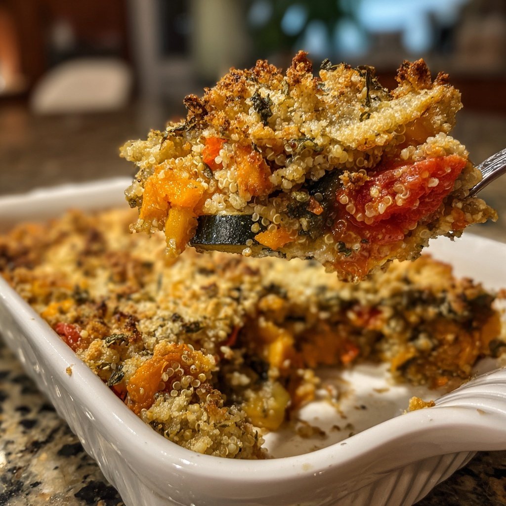 Sunday Roasted Vegetable Grain Bake