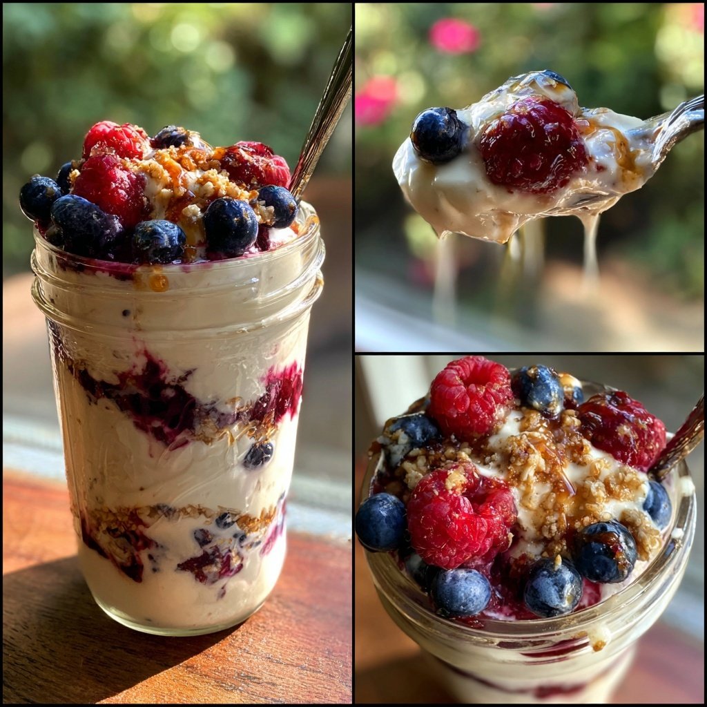 Berry Yogurt Breakfast Glass