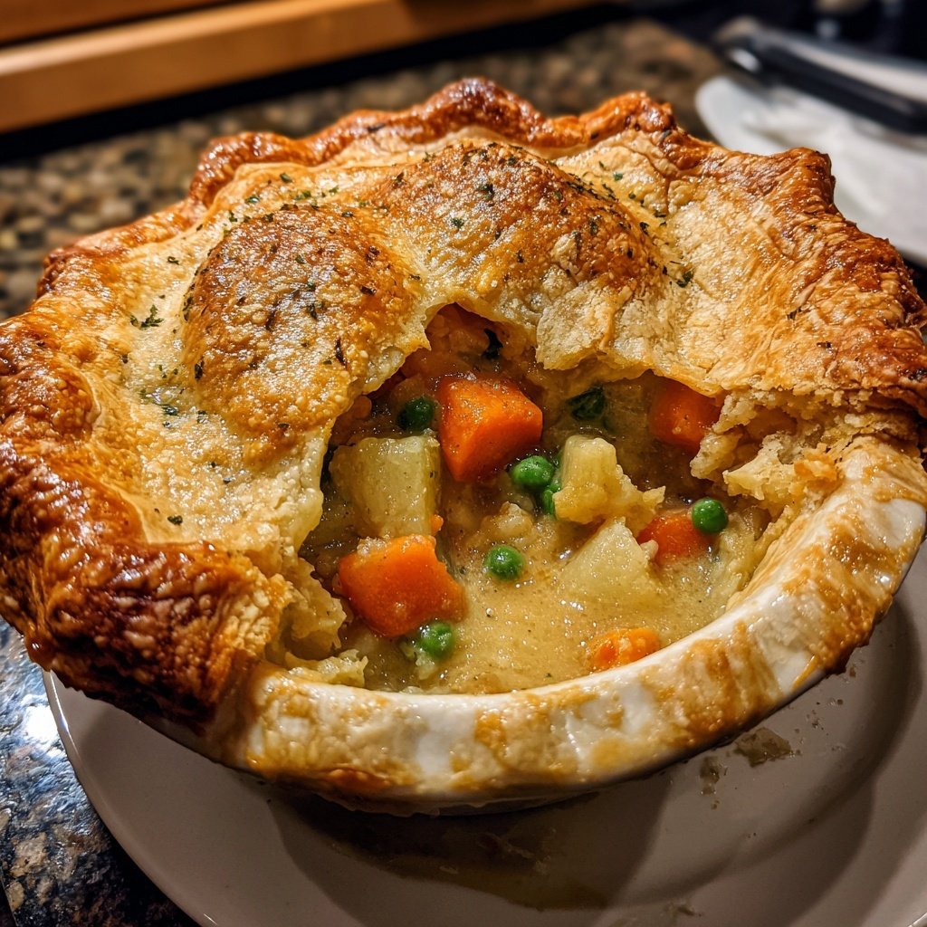 Sunday Creamy Vegetable Pot Pie