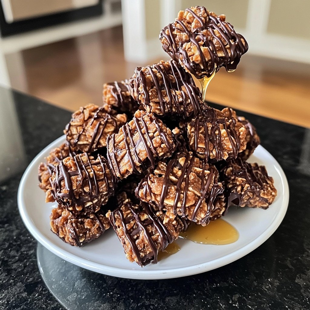 Chocolate Honey Snack Clusters