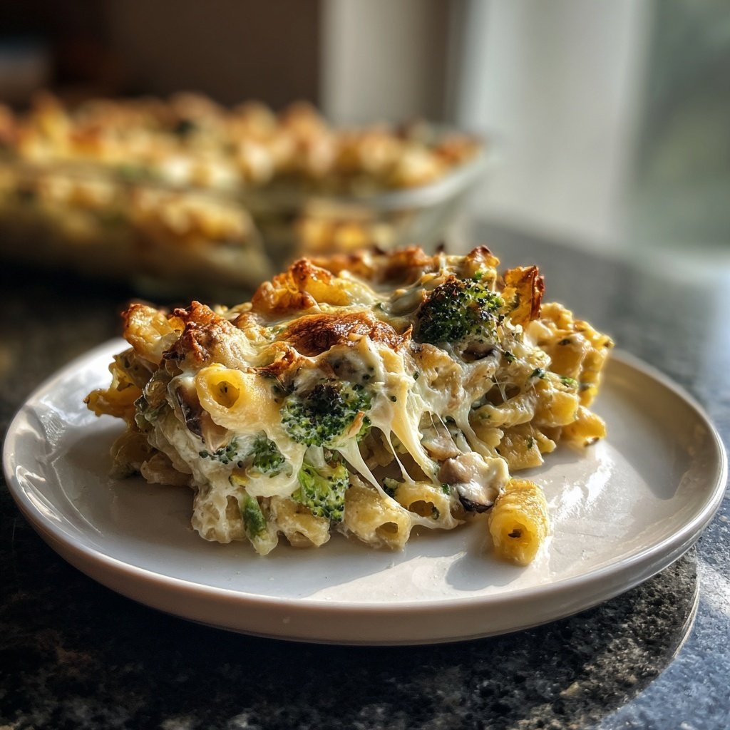 Sunday Creamy Broccoli Pasta Bake