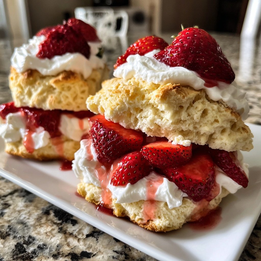 Valentines Treats Strawberry Shortcakes