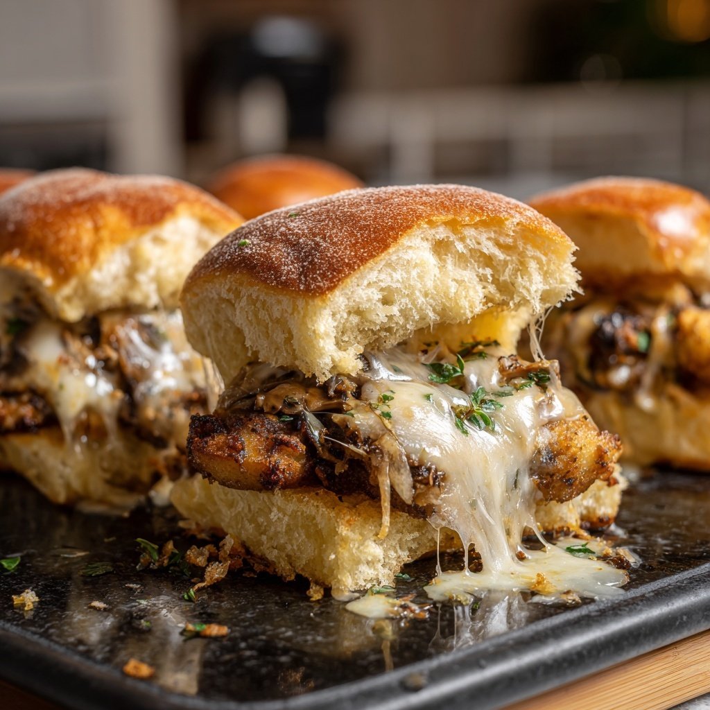 Easy Slider Crispy Mushroom Smash