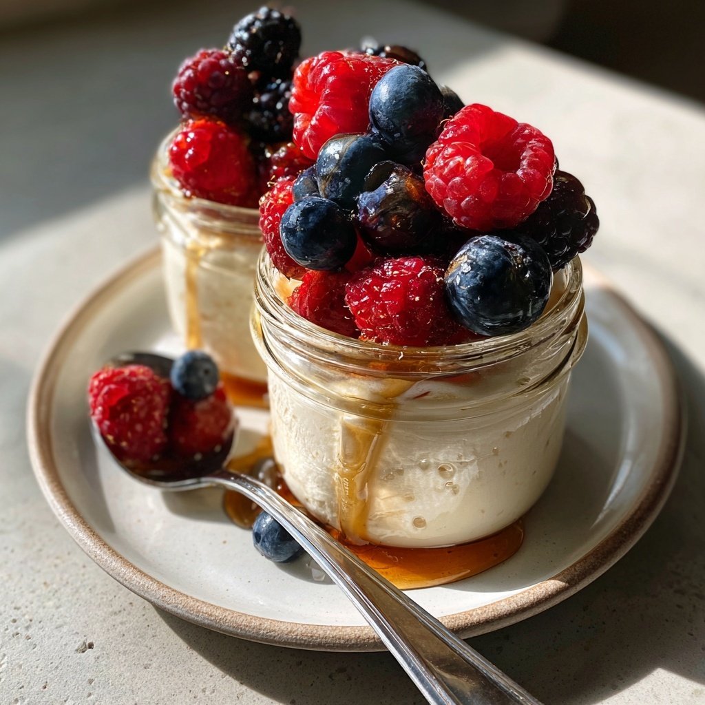 Vanilla Berry Yogurt Breakfast Cups
