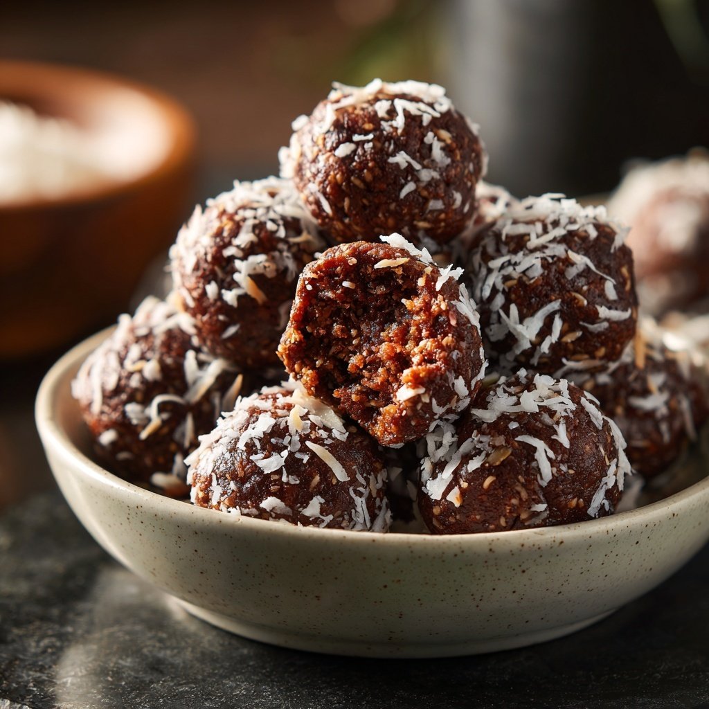 Chocolate Coconut Almond Snack Bites