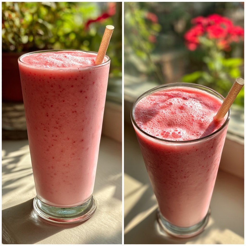 Strawberry Vanilla Protein Shake