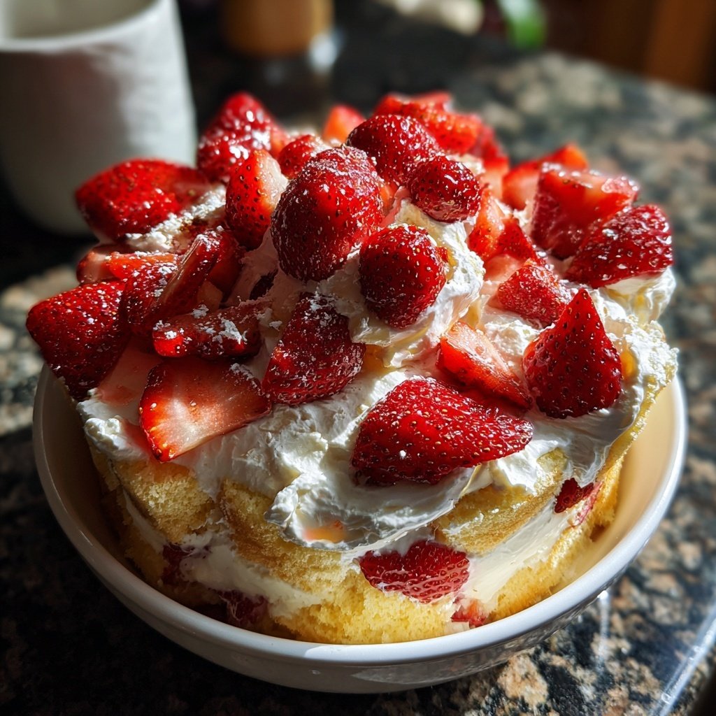 Strawberry Shortcake Trifle