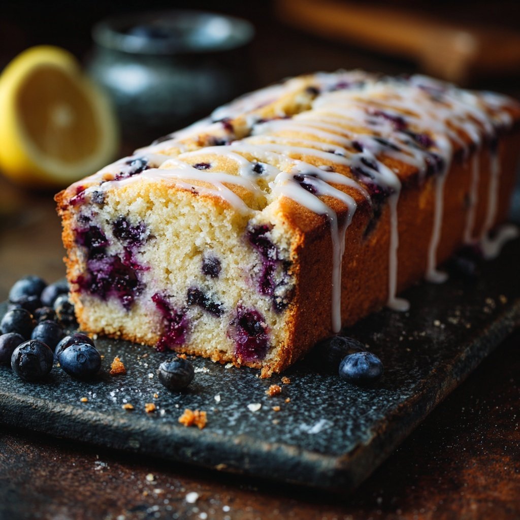 Lemon Blueberry Tea Cake