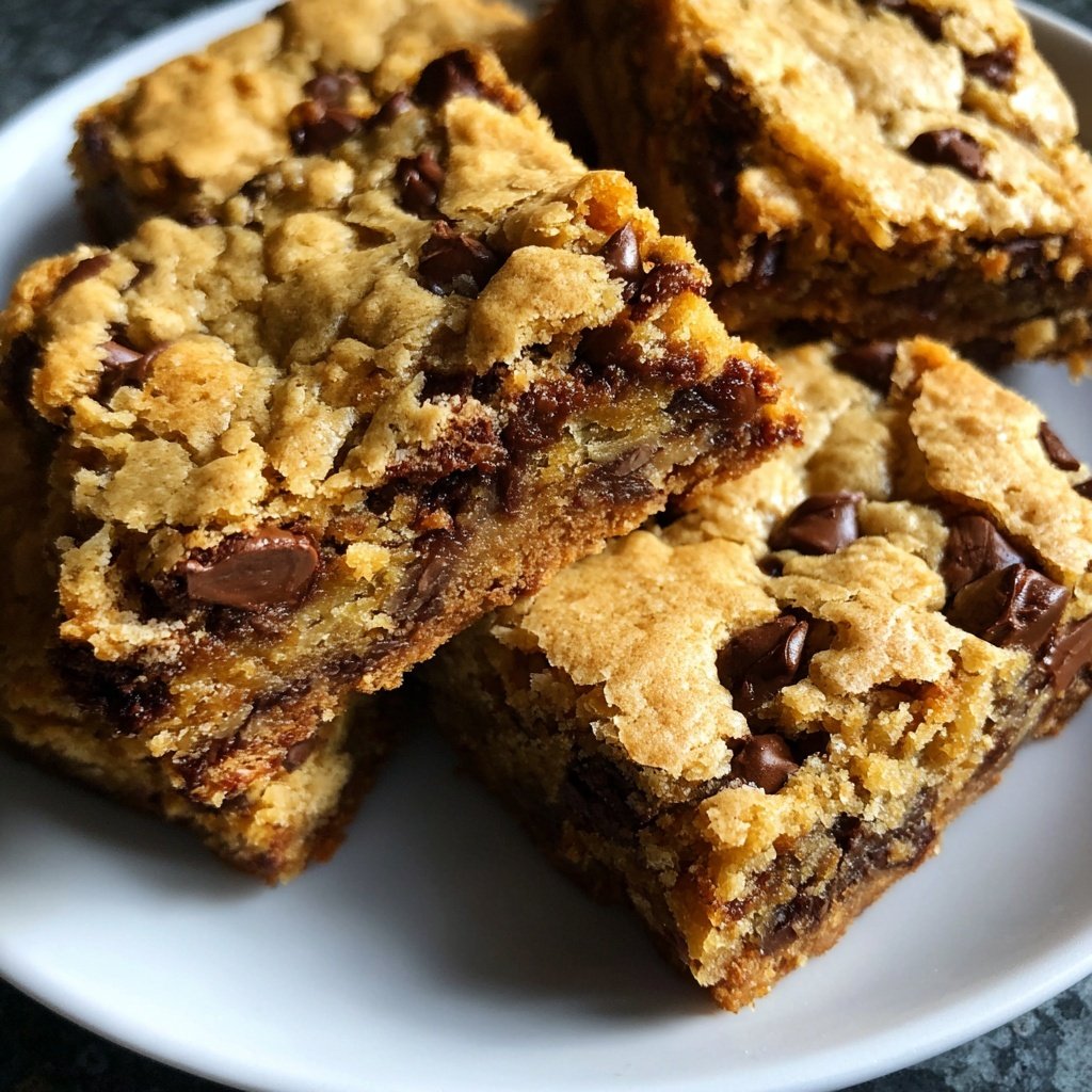 Super Bowl Desserts Chocolate Chip Cookie Bars