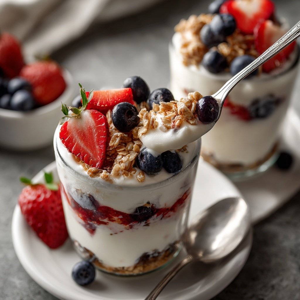 Berry Vanilla Yogurt Breakfast Cups